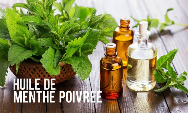 Huile de menthe poivrée, essentielle et aromatique