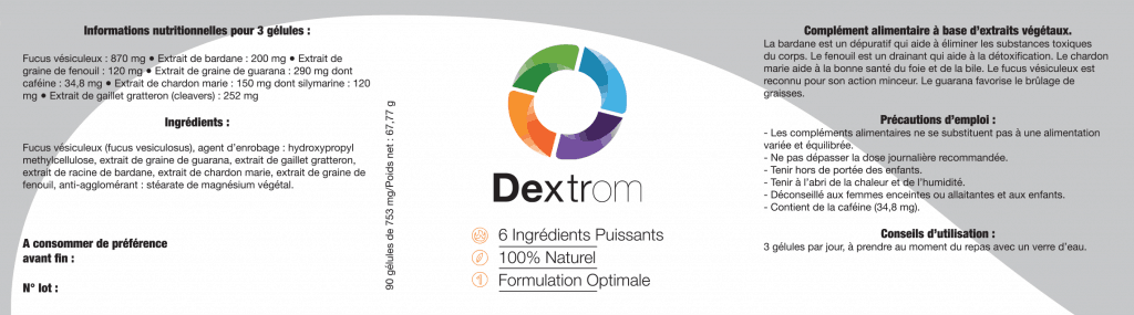 Dextrom-Ingrédients